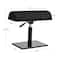 Mind Reader Foot Rest, Under Desk, Ergonomic, Hydraulic Height Adjustable, Ottoman, Office, Foam, Black
